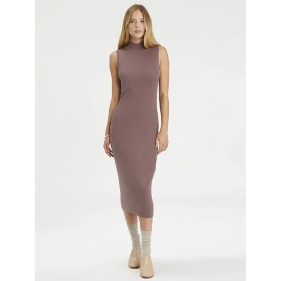 Sanctuary Be Smooth High Neck Stretch Sweater Dress S - Picture 1 of 7
